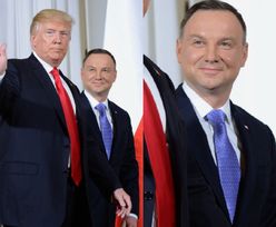 Miny Donalda Trumpa na konferencji z Andrzejem Dudą (ZDJĘCIA)