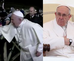 Papież Franciszek szarpnięty przez wierną! UDERZYŁ w jej dłoń, a teraz przeprasza za swoje zachowanie
