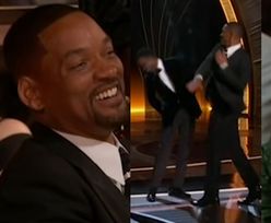 Will Smith sam ŚMIAŁ SIĘ z żartu Chrisa Rocka na Oscarach?! Chwilę później uderzył komika w twarz (ZDJĘCIA)