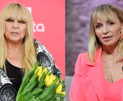 "Odmłodzona" Anna Wyszkoni i Maryla Rodowicz z makijażem "na pandę" walczą o uwagę na planie programu TVP Kobieta (ZDJĘCIA)