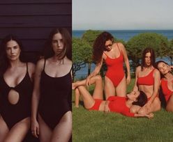 58-letnia Demi Moore pozuje z córkami w kampanii kostiumów kąpielowych. Wyglądają jak siostry? (ZDJĘCIA)