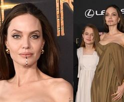 Posągowa Angelina Jolie pozuje Z PIĄTKĄ pociech na premierze najnowszego filmu (ZDJĘCIA)