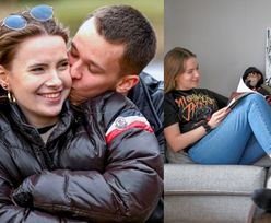 Xavier Wiśniewski i siostra Sebastiana Fabijańskiego pozują razem do fotek: czułości w plenerze i relaks na kanapie (ZDJĘCIA)