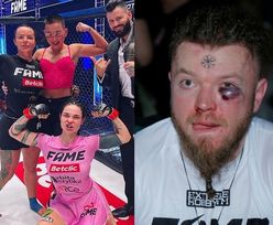 Fame MMA 9: ZMASAKROWANY przez Blonsky'ego Wardęga i ZWYCIĘSTWO debiutującej Kamiszki nad Zusje!