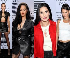 Gwiazdy na pokazie bielizny "Savage X Fenty": Rihanna, Paris Hilton, Irina Shayk, Bella Hadid, Demi Moore... (ZDJĘCIA)