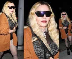 63-letnia Madonna w szortach i gorsecie zmierza na kolację u boku tajemniczego mężczyzny (ZDJĘCIA)