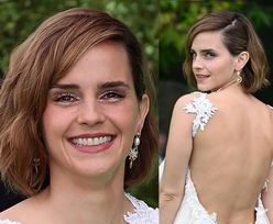 Emma Watson pozuje w nietypowej kreacji na gali z udziałem pary książęcej (ZDJĘCIA)