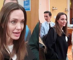 Angelina Jolie spotkała się z wolontariuszami na dworcu we Lwowie. Aktorka musiała EWAKUOWAĆ SIĘ do schronu! (ZDJĘCIA)