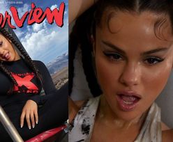 "Odmieniona" Selena Gomez pręży się w sesji dla "Interview". Poddała się OPERACJI PLASTYCZNEJ? (ZDJĘCIA)