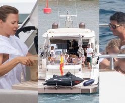 Anna i Robert Lewandowscy przemierzają hiszpańskie wody na pokładzie luksusowego jachtu (ZDJĘCIA)