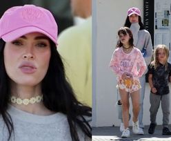 "Zwyczajna" Megan Fox w towarzystwie synów opuszcza lodziarnię w Malibu (ZDJĘCIA)