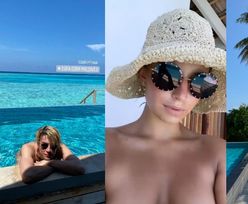 Julia Wieniawa pozuje w błyszczącym bikini, relacjonując wakacje na Malediwach w pięciogwiazdkowym i BARDZO drogim hotelu... (ZDJĘCIA)