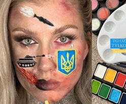 Deynn wspiera Ukrainę... malunkiem na twarzy. "Pomyślałam, że pomogę tak jak mogę"