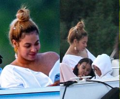 Dawno niewidziana Beyonce z ośmioletnią córką Blue Ivy i bliźniakami relaksuje się na łódce (ZDJĘCIA)