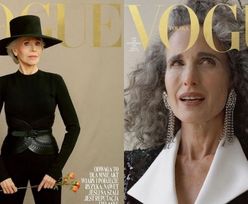 Jane Fonda i Andie MacDowell pozują na październikowych okładkach "Vogue Polska"! (ZDJĘCIA)