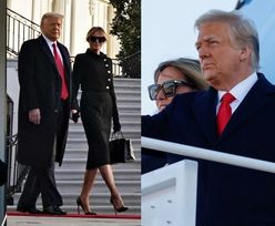 Donald i Melania Trumpowie opuszczają Biały Dom (ZDJĘCIA)