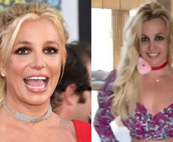 Britney Spears mierzy ubrania, eksponując zmieniające się w ciąży ciało: "Mam już MAŁY BRZUSZEK!" (FOTO)