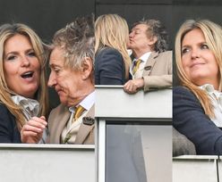 74-letni Rod Stewart obwąchuje swoją 47-letnią żonę na trybunach (ZDJĘCIA)