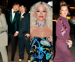 Tłum gwiazd świata mody idzie na wesele Marca Jacobsa: wesołe siostry Hadid, Kate Moss z córką i mroczna Naomi Campbell (ZDJĘCIA)