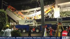 Katastrofa metra w Meksyku. Wstrząsające nagranie z miejsca wypadku