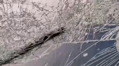 Autostrada zamknięta i setki samochodów zniszczonych przez gradobicie. Tragiczne nagranie z Włoch