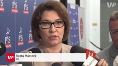 Beata Mazurek po publikacji zdjęcia kolegi z PiS Dominika Tarczyńskiego: czuję absmak