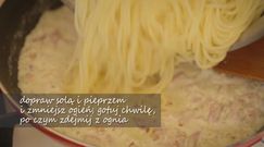 Spaghetti carbonara. Klasyczny włoski przepis
