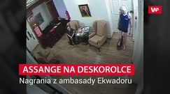 Co Assange robił w ambasadzie. Nagranie kamer ochrony