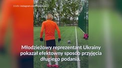#dziejsięwsporcie: co za przyjęcie piłki przez młodego Ukraińca! Nagranie podbija internet