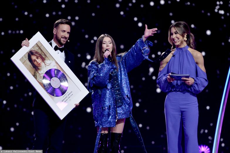 Eurowizja 2019. Roksana Węgiel odebrała platynową płytę za singiel "Anyone I want to be"