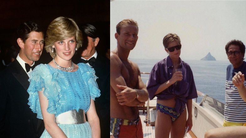 Księżna Diana spędza wakacje z bogatymi znajomymi na NIEPUBLIKOWANYCH wcześniej fotografiach SPRZED 30 LAT (ZDJĘCIA)