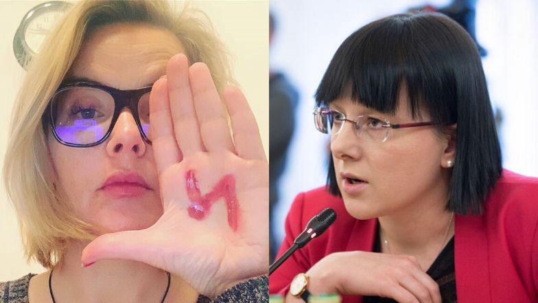 Gniewna Monika Zamachowska krytykuje antyaborcyjne zapędy Kai Godek: "Pójdzie pani DO PIEKŁA"