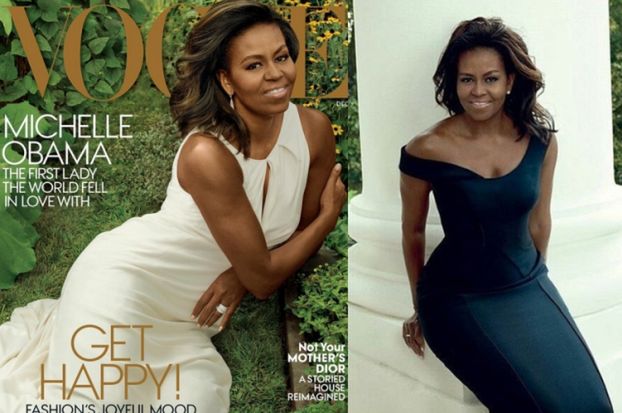 Michelle Obama na ostatniej okładce "Vogue'a" jako Pierwsza Dama! (FOTO)