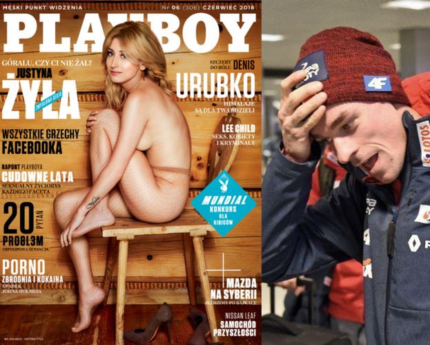 Justyna Żyła na okładce "Playboy'a"! "Góralu, czy ci nie żal?"