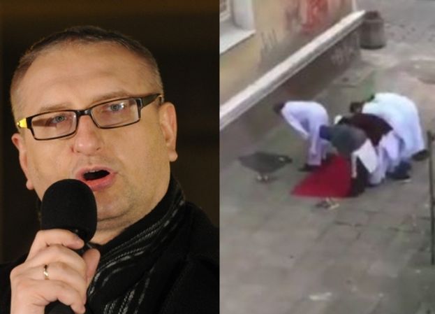 Poseł PiS ostro o modlących się muzułmanach w centrum Warszawy: "DEPORTACJA. Zero tolerancji!"