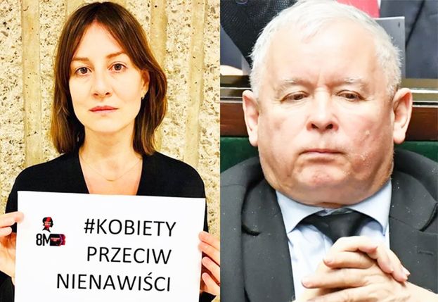 Ostaszewska komentuje przemówienie Kaczyńskiego: "Wara od moich dzieci!"