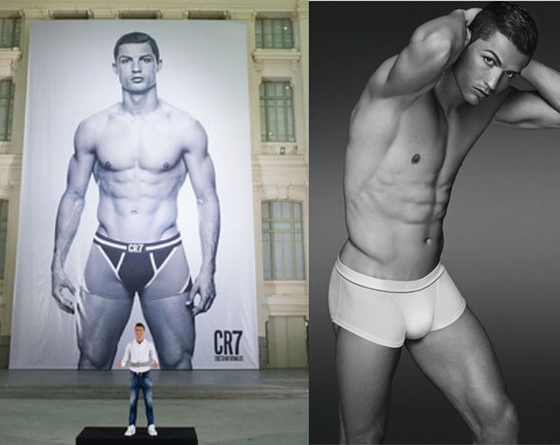 Ronaldo promuje WŁASNĄ kolekcję majtek! (ZDJĘCIA)