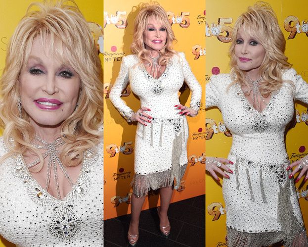 73-letnia Dolly Parton eksponuje sylwetkę w dopasowanej sukience