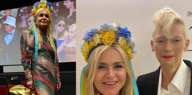 Monika Olejnik podbija Cannes z ukraińskim wiankiem na głowie. Wygląda kwitnąco? (FOTO)