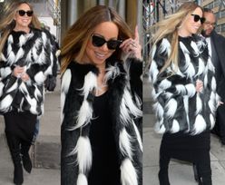 Mariah Carey promuje nowy krążek w futrzanym płaszczu à la Cruella De Mon