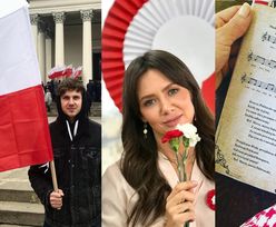 Celebryci świętują stulecie odzyskania niepodległości przez Polskę (ZDJĘCIA)