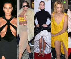 NAJGORSZE stylizacje lutego: półnaga Kim Kardashian, wulgarny EJ Johnson i "inspirowana" Ciarą kreacja Gosi Rozenek (ZDJĘCIA)