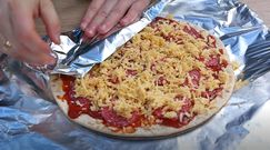 Pizza pieczona na 12 tys. zapałek. Szalony kulinarny test ukraińskiego Youtubera