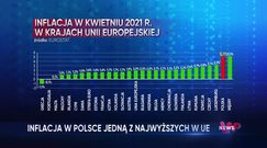 Rekordowa inflacja. Polska z prawie najwyższym wzrostem cen w Unii Europejskiej