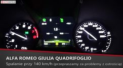 Alfa Romeo Giulia Quadrifoglio 2.9 V6 510 KM (MT) - pomiar zużycia paliwa