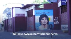 #dziejesiewsporcie: Argentyna nadal w żałobie po śmierci Maradony. Widać to niemal na każdej ulicy