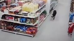 Kradzież z supermarketu. Nagranie z monitoringu zaskakuje