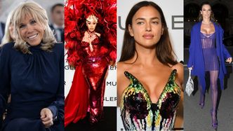 Gwiazdy na paryskim tygodniu mody: przyodziana w pióra Cardi B, Alessandra Ambrosio w rajstopie i skromna Brigitte Macron (ZDJĘCIA)