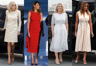 Szczyt G7: Melania Trump, Brigitte Macron, Małgorzata Tusk w drogich kreacjach z największych domów mody (ZDJĘCIA)