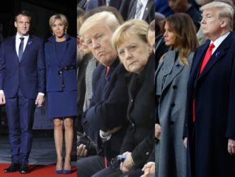 Macron potępia nacjonalizm w towarzystwie Merkel, Trumpa i Putina (FOTO)
